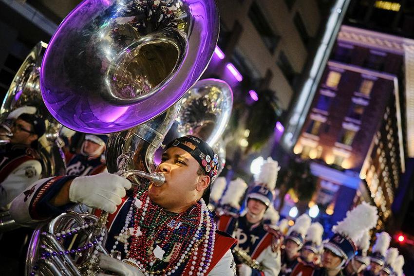 Jaguar Marching Band with French Horn